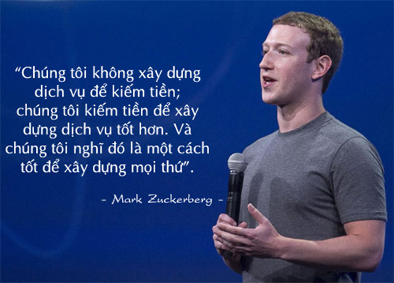 Hình ảnh câu nói hay của Mark Zuckerberg