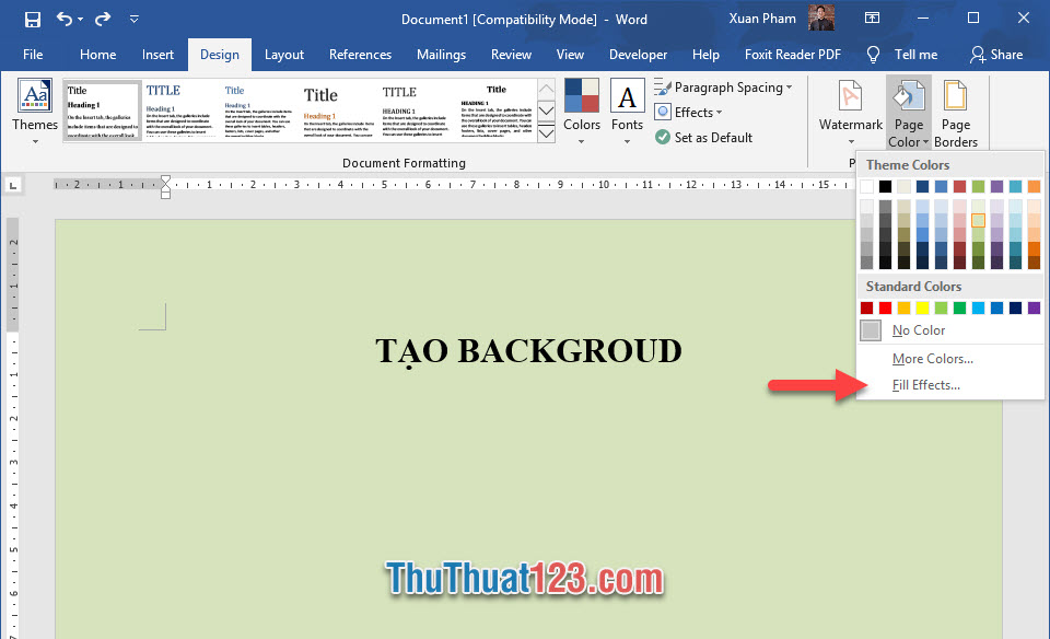 Tạo background đẹp sẽ giúp cho tài liệu của bạn trở nên chuyên nghiệp hơn. Bạn có thể sử dụng các gam màu và hình ảnh phù hợp để làm nền cho tài liệu của mình. Hãy xem hình ảnh liên quan để có thêm những ý tưởng mới.