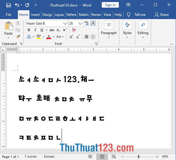 Bộ Font tiếng Hàn đầy đủ cho máy tính 2024 là sự lựa chọn hoàn hảo cho tất cả những đứa trẻ tò mò và các nhà thiết kế thực thụ. Bộ Font này bao gồm nhiều loại chữ kiểu độc đáo, đẹp mắt và dễ dàng tải xuống và sử dụng trên máy tính của bạn. Đặc biệt, bộ font này sẽ được cập nhật thường xuyên để đáp ứng nhu cầu ngày càng cao của người sử dụng.