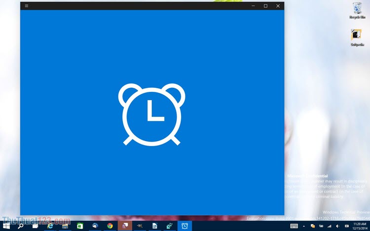 Hướng dẫn cách đặt báo thức trên Windows 10
