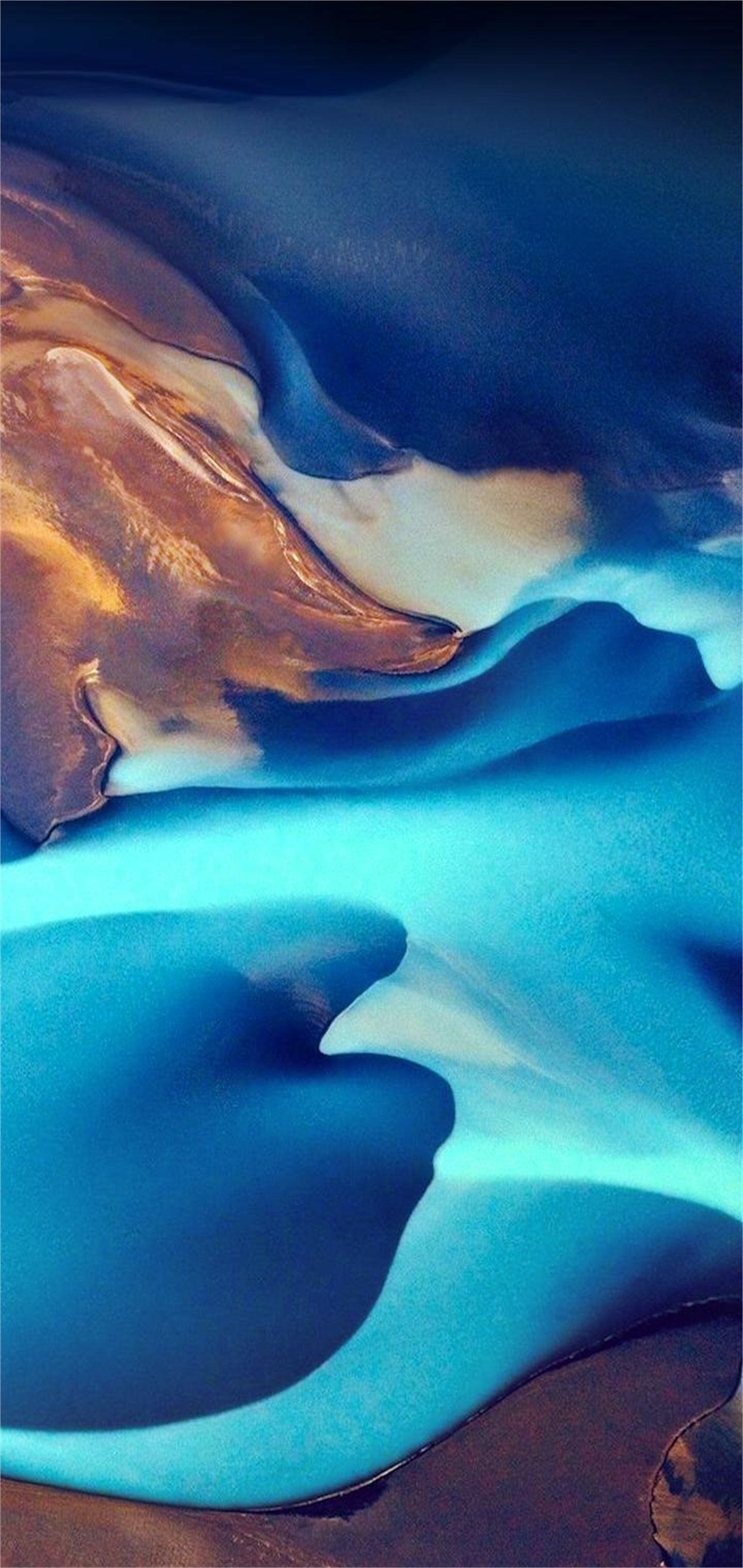 Hình nền Samsung sa mạc xanh cực đẹp