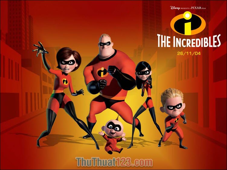 Gia đình siêu nhân – The Incredibles 2004