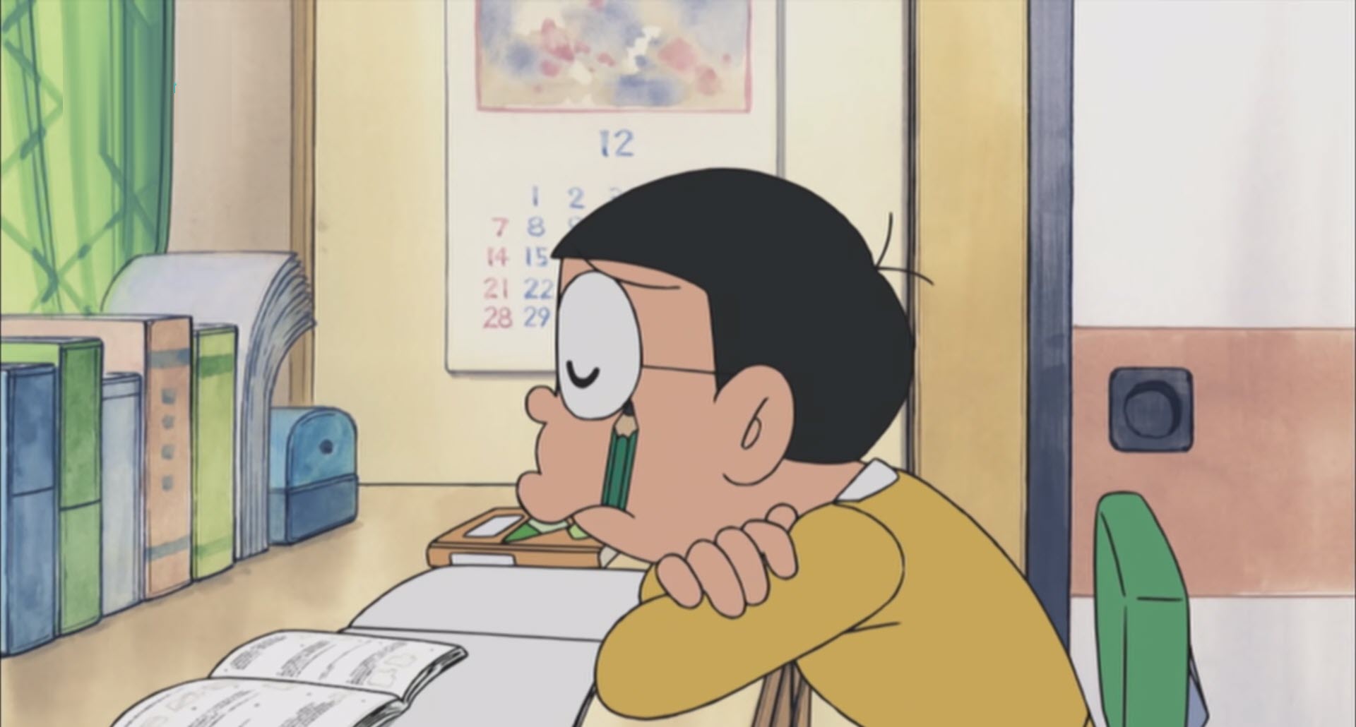 Ảnh Nobita buồn ngủ