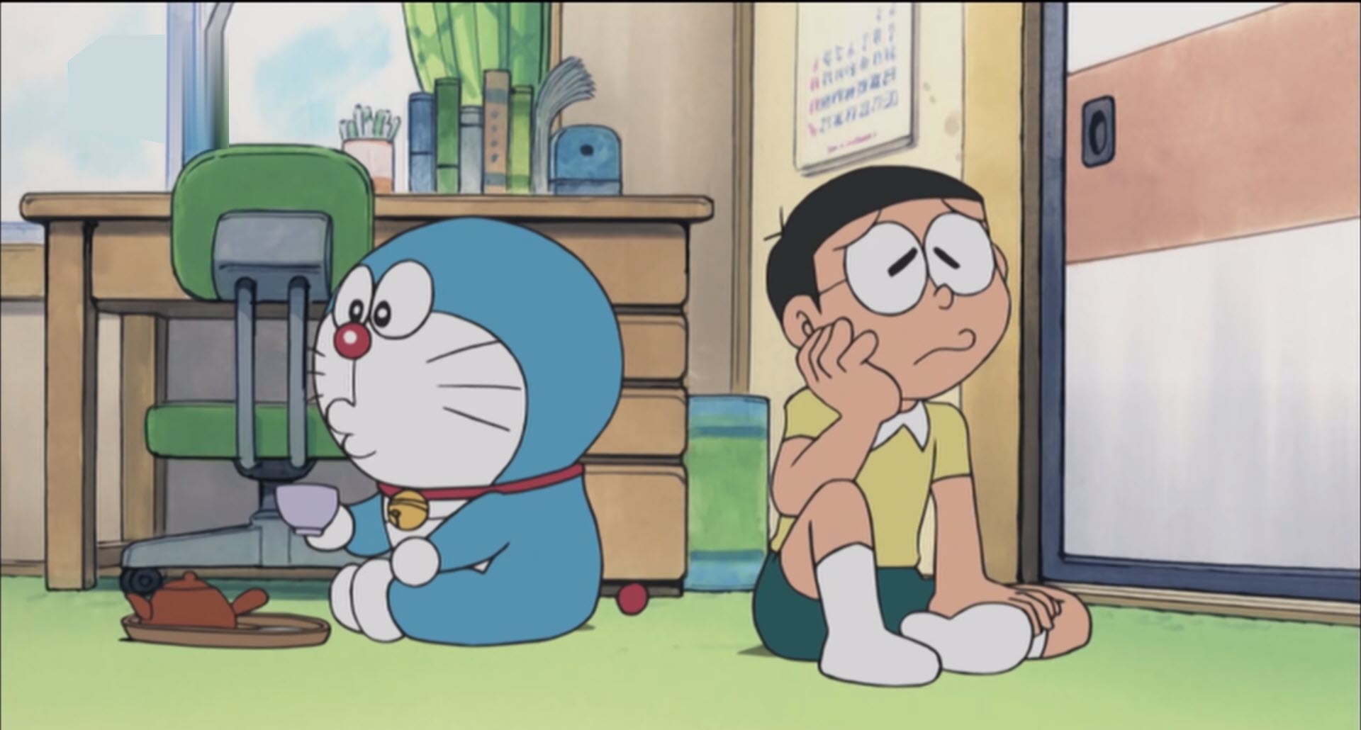 ẢNh Nobita buồn rầu