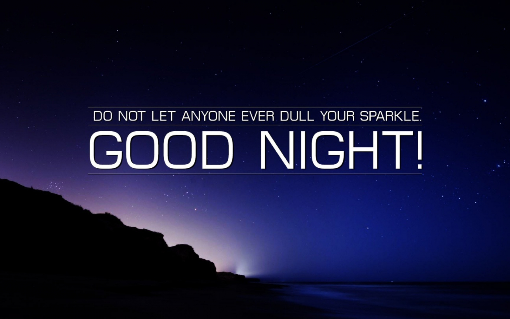 Good night Wishes Sky Stars
