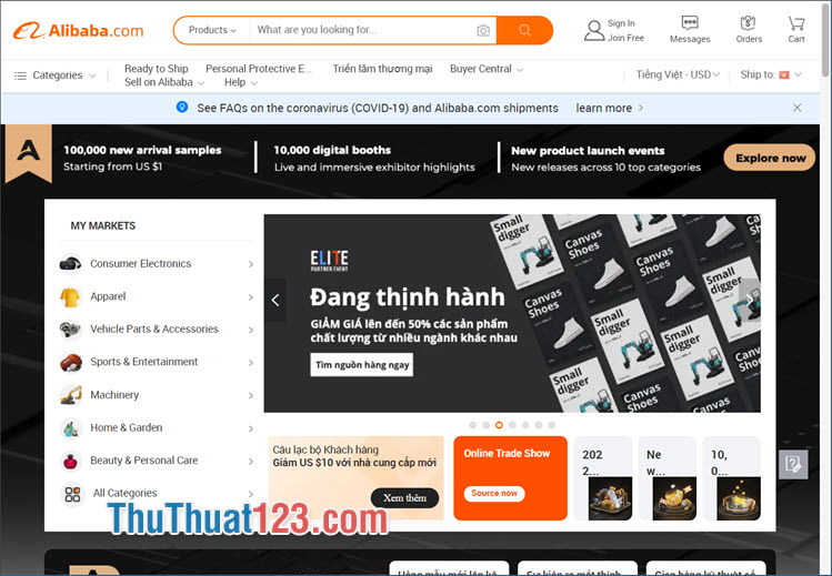Trang web Alibaba bán cái gì Có uy tín không