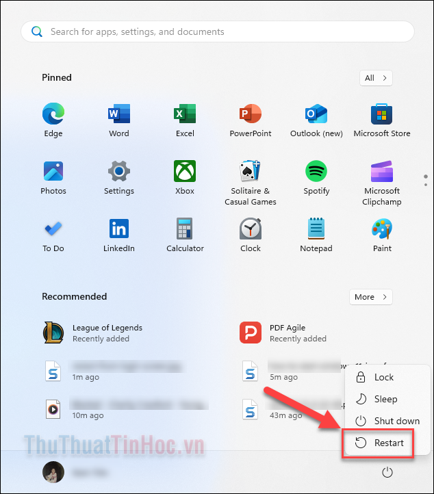 Bấm Apply → chọn OK và cuối cùng là Restart